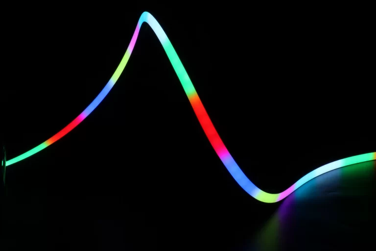 Ws2811 Rgb Pixel Tiras 10x10mm Led شريط قابل للعنونة حبل فليكس مرن ضوء النيون