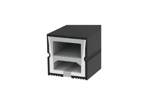 10x10mm Black Jacket Silicone Sleeve