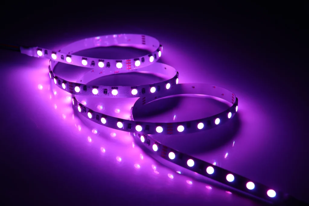 Indoor Architectural Lighting Decoration IP20 Waterproof RGB Color Led Strip Light