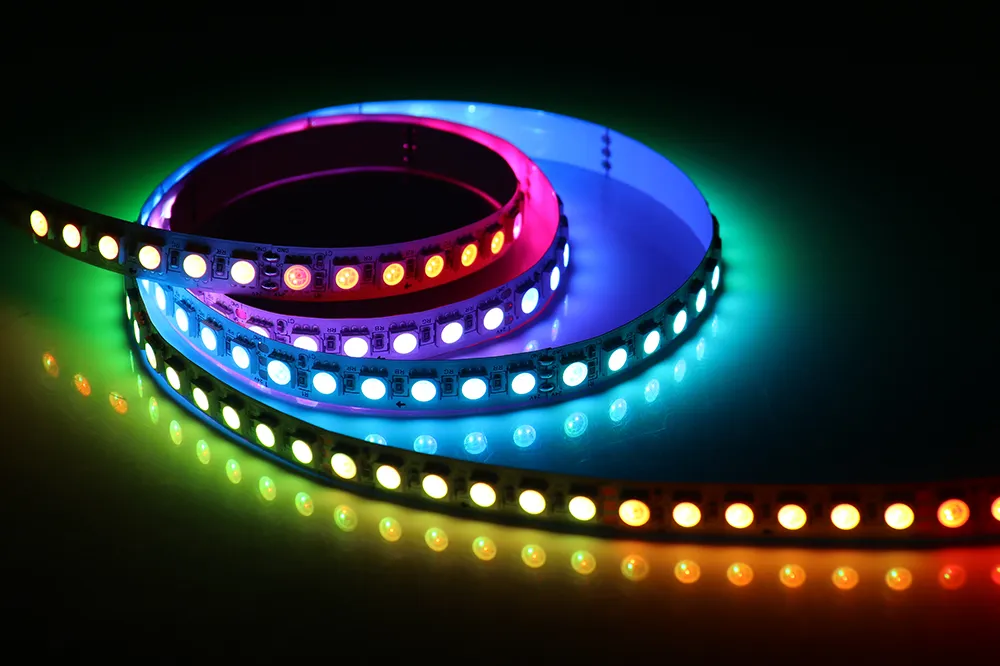 Indoor Architectural Lighting Decoration IP20 Waterproof Dynamic Pixel RGB Color Led Strip Light